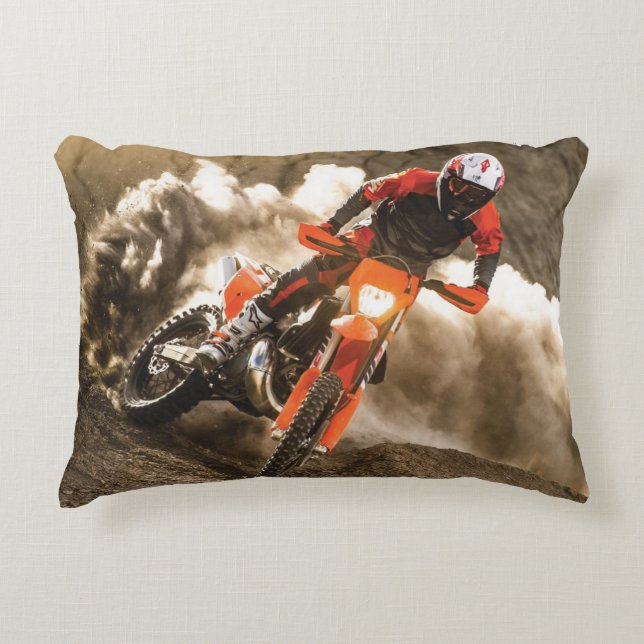 Almofada Decorativa Cavaleiro Motocross (Frente)