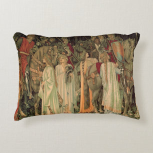 Almofada Decorativa Cavaleiros medievais da Mesa redonda