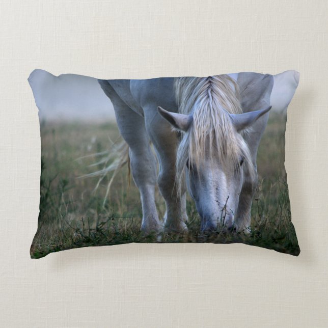 Almofada Decorativa Cavalo branco (Frente)
