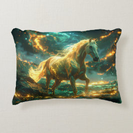 ALMOFADA DECORATIVA CAVALO DE FOGO - ZODÍACO CHINÊS -