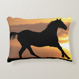 Almofada Decorativa Cavalo no por do sol