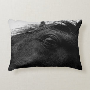 ALMOFADA DECORATIVA CAVALO PRETO