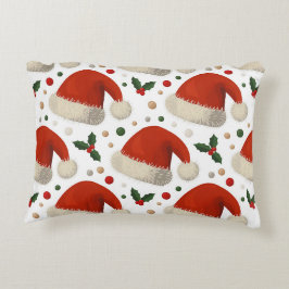 Almofada Decorativa Chapéus de Papai Noel
