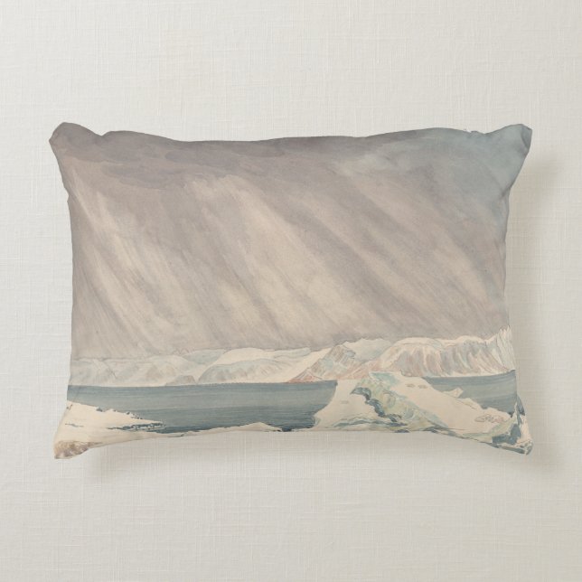 Almofada Decorativa Charles Hamilton Smith - Spitzbergen, Bearing (Frente)