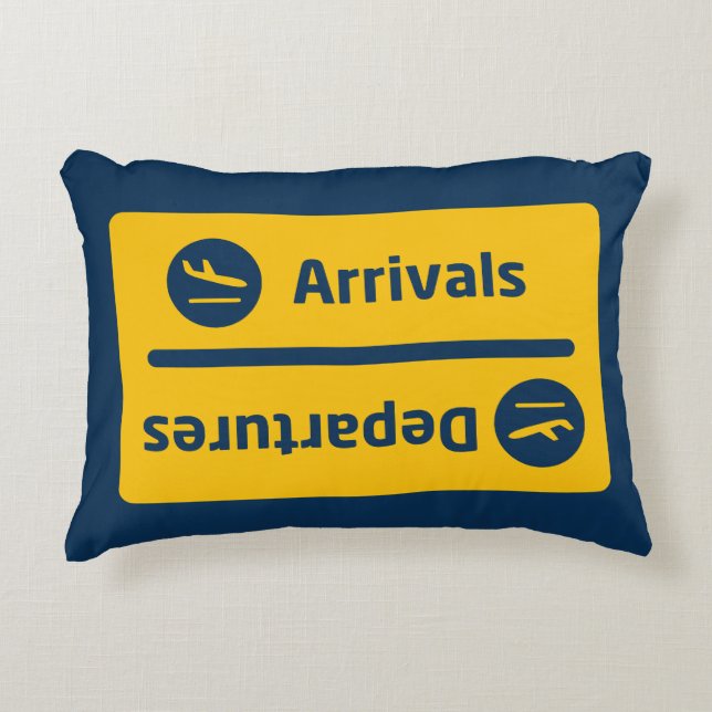 Almofada Decorativa Chegadas/partidas (Frente)