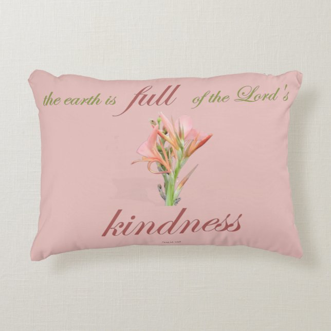 Almofada Decorativa cheio psalm 33 (Frente)