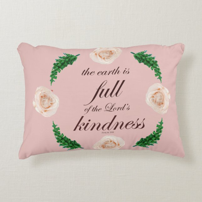 Almofada Decorativa cheio psalm 33 (Frente)