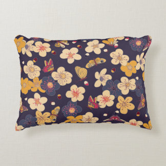 Almofada Decorativa Cherry Blossom Butterfly Impressão asiático