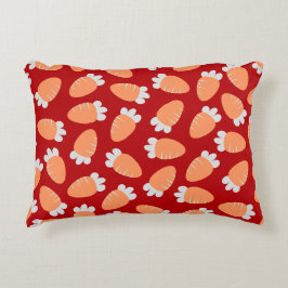 Almofada Decorativa Chubby Carrots Red