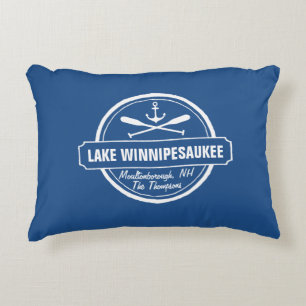 Almofada Decorativa Cidade feita sob encomenda de Winnipesaukee NH do