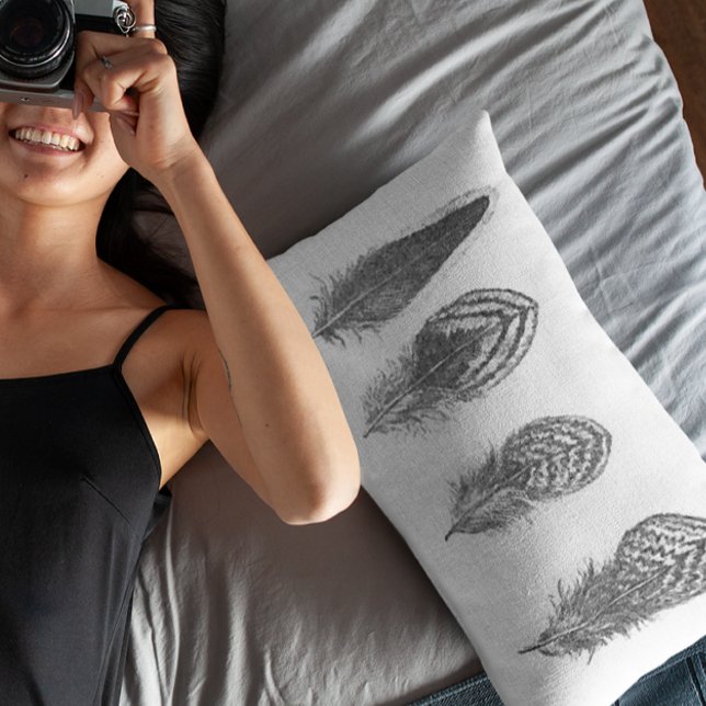 Almofada Decorativa Cinza Neutra (Criador carregado)