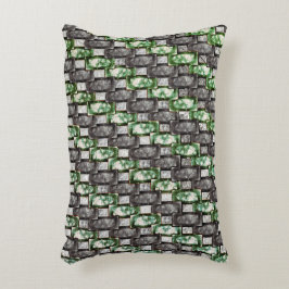 Almofada Decorativa Cinzas esculpidas e manchadas, em pedaços retangul