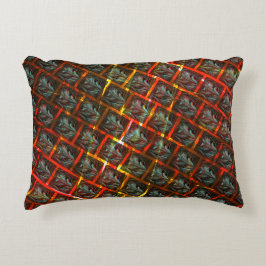 Almofada Decorativa Cinzas "olhais enquadrados", esmaltes, quadrados o