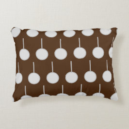 Almofada Decorativa Círculos de cinza