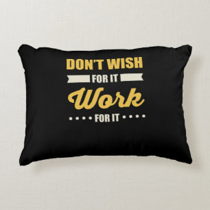 Almofada Decorativa Citação de Sucesso Motivacional Inspiracional