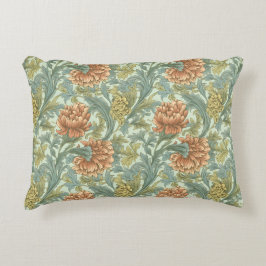 Almofada Decorativa Clássico floral artístico clássico de 1950