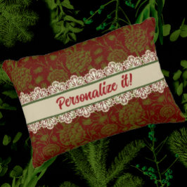 Almofada Decorativa Clássico Nostálgico William Morris Pattern Holiday