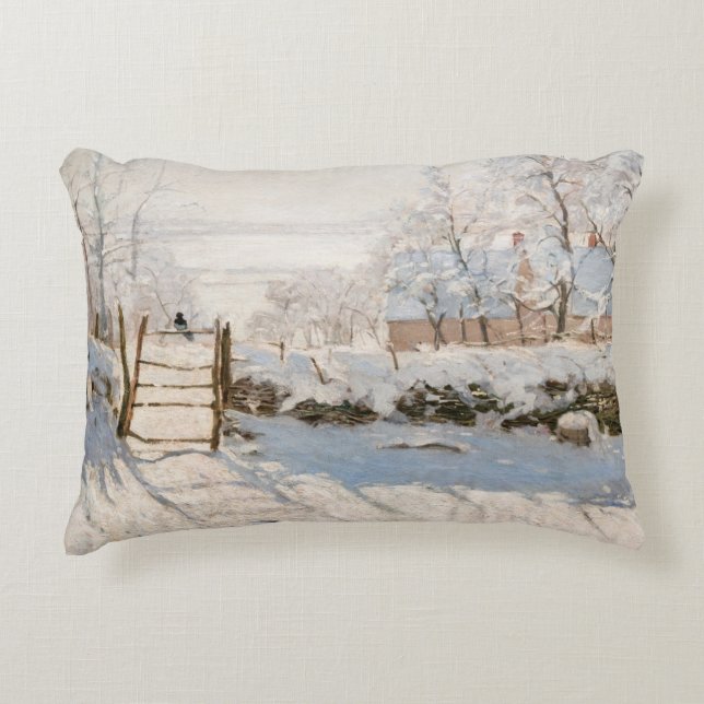 Almofada Decorativa Claude Monet - A Mídia (Frente)