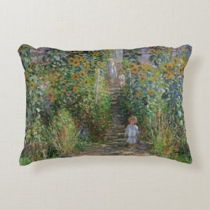 Almofada Decorativa Claude Monet o jardim do artista em Vetheuil