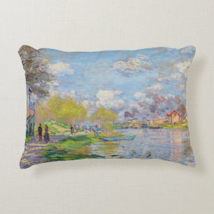 Almofada Decorativa Claude Monet - Primavera do Sena
