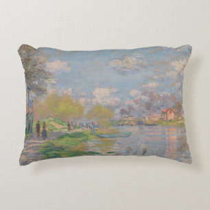 Almofada Decorativa Claude Monet - Primavera do Sena
