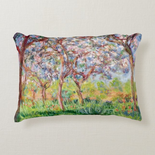 Almofada Decorativa Claude Monet | Printemps um Giverny (Frente)