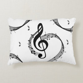 Almofada Decorativa Climactic G Clef Music
