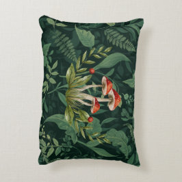 Almofada Decorativa Cobertor de Fleece Sherpa Floresta de Cogumelos |