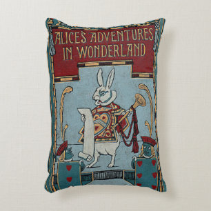 Almofada Decorativa Cobrir Russo De Livro Cushion Alice No País Das Ma