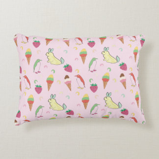 Almofada Decorativa Coelho Pinguim Morango Sorvete bebê bonitinho