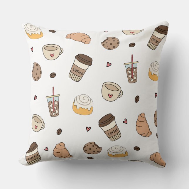 Almofada decorativa coffee lovers  (Frente)