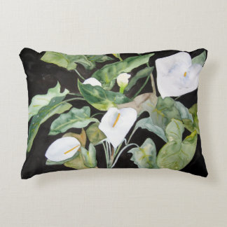 Almofada Decorativa Cojín alcatraces en acuarela