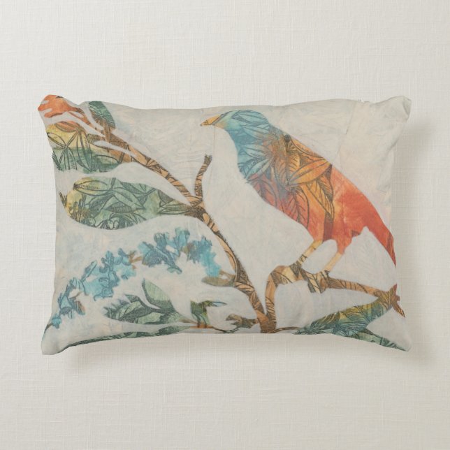 Almofada Decorativa Colagem Aviária II (Frente)