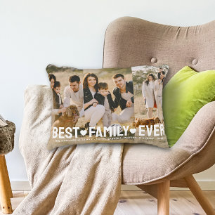 Almofada Decorativa Colagem de Fotografias de Última Família por Sobre