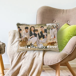 Almofada Decorativa Colagem de Fotografias de Última Família por Sobre
