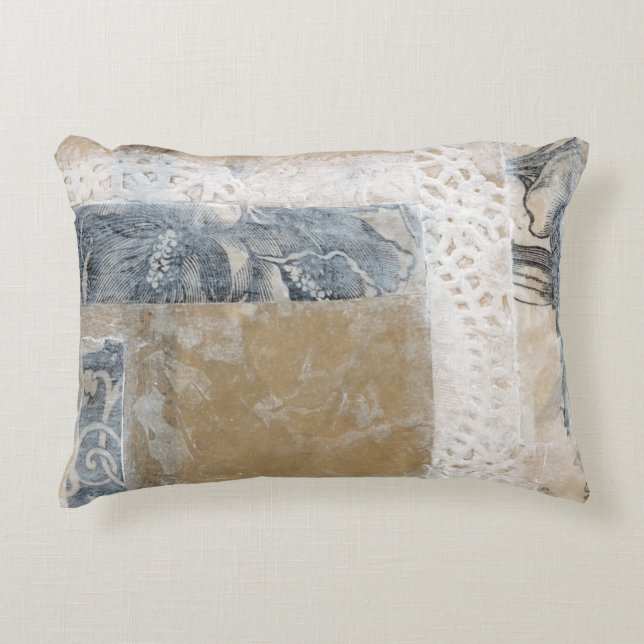 Almofada Decorativa Colagem de rendas II (Frente)