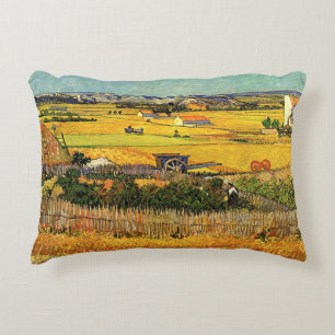 Almofada Decorativa Colheita em La Crau, Montmajour por Vincent van Go