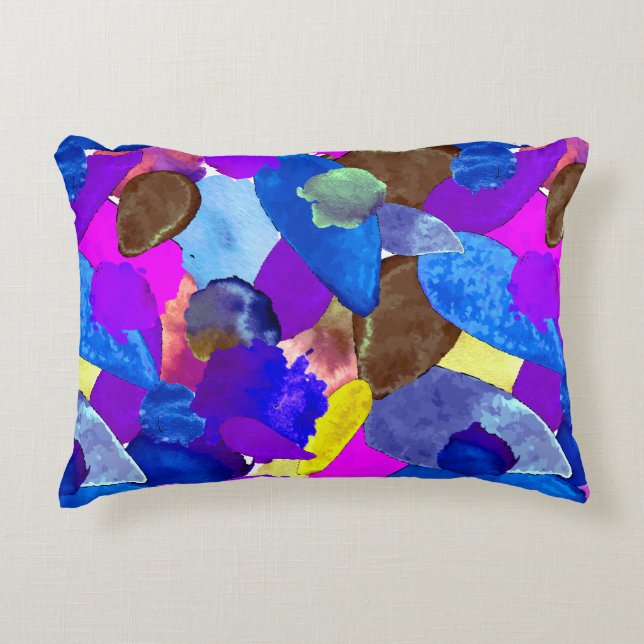 Almofada Decorativa Colisão de cores 4 (Frente)