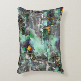 Almofada Decorativa Coloração da rocha virtual, predominam as cinzas p