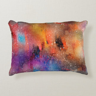Almofada Decorativa Coloração d'água abstrato de arte em segundo plano