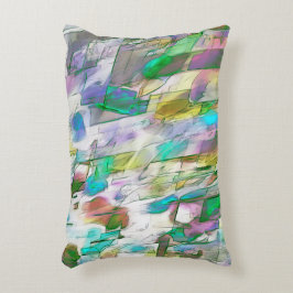 Almofada Decorativa Colorida vestida, fricção entre matte e cetim