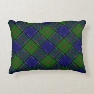 Almofada Decorativa Colquhoun tartan xadrez verde azul