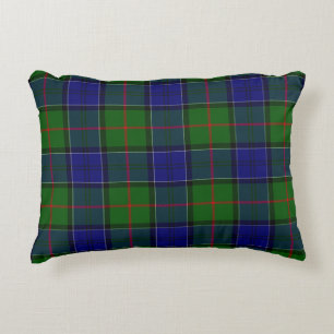 Almofada Decorativa Colquhoun tartan xadrez verde azul