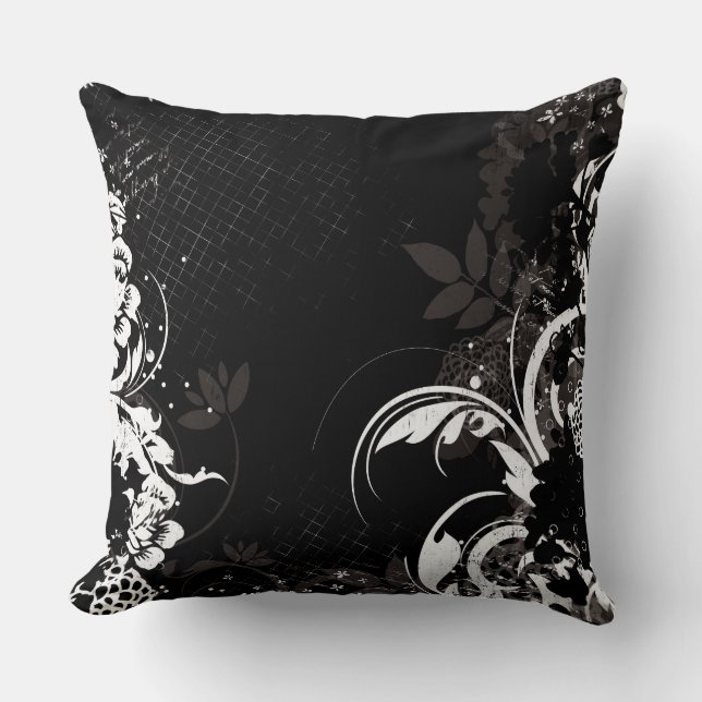 Almofada Decorativa com Estampa de Redemoinhos Flo (Frente)