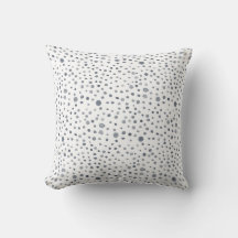 Almofada Decorativa com Pontos de Aquarela Confete