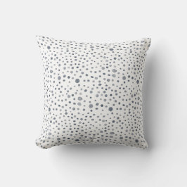 Almofada Decorativa com Pontos de Aquarela Confete