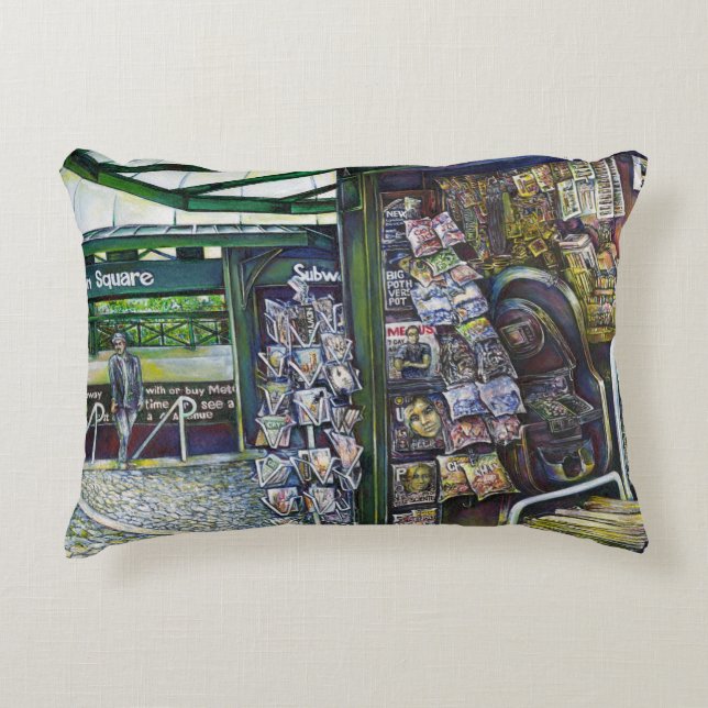 Almofada Decorativa Como Uma Imagem É Inimaginativa? (Frente)