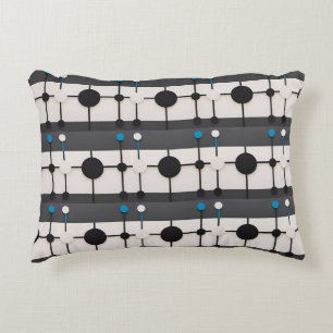 Almofada Decorativa Composição Geométrica Abstrata com Círculos