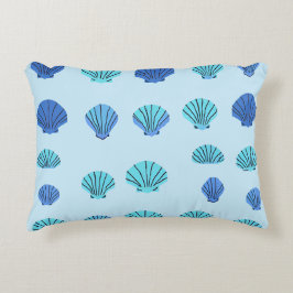 Almofada Decorativa Concha Azul do Mar