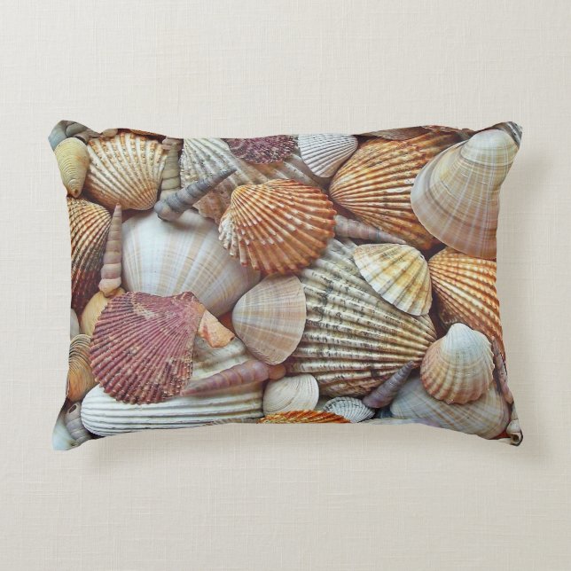 Almofada Decorativa Conchas do Mar (Frente)